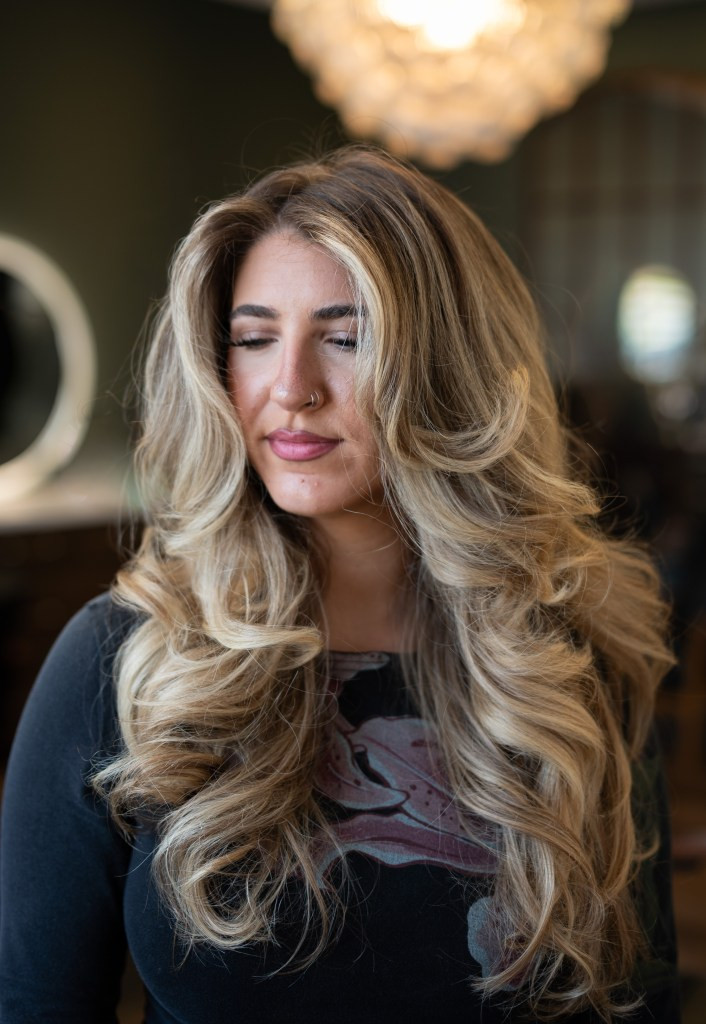 Layers Voluminous Ash Blonde With Lowlights Layers Voluminous Ash Blonde With Lowlights — Lowlights on Blonde Hair