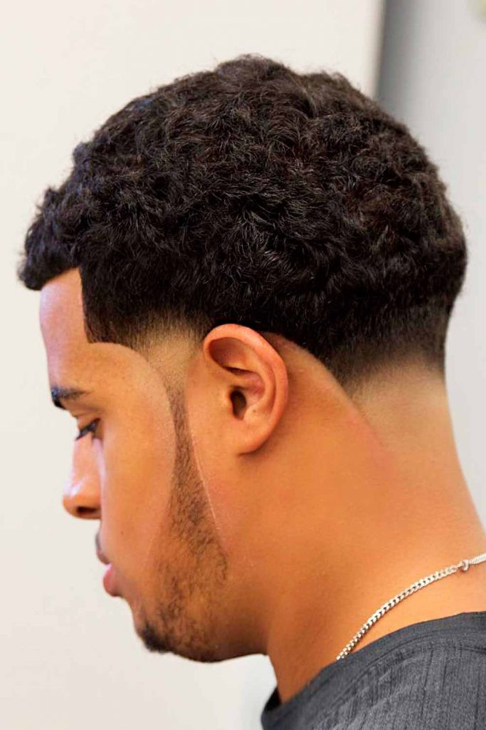 Coily Hair Edgar With High Fade Coily Hair Edgar With High Fade — Edgar Cut