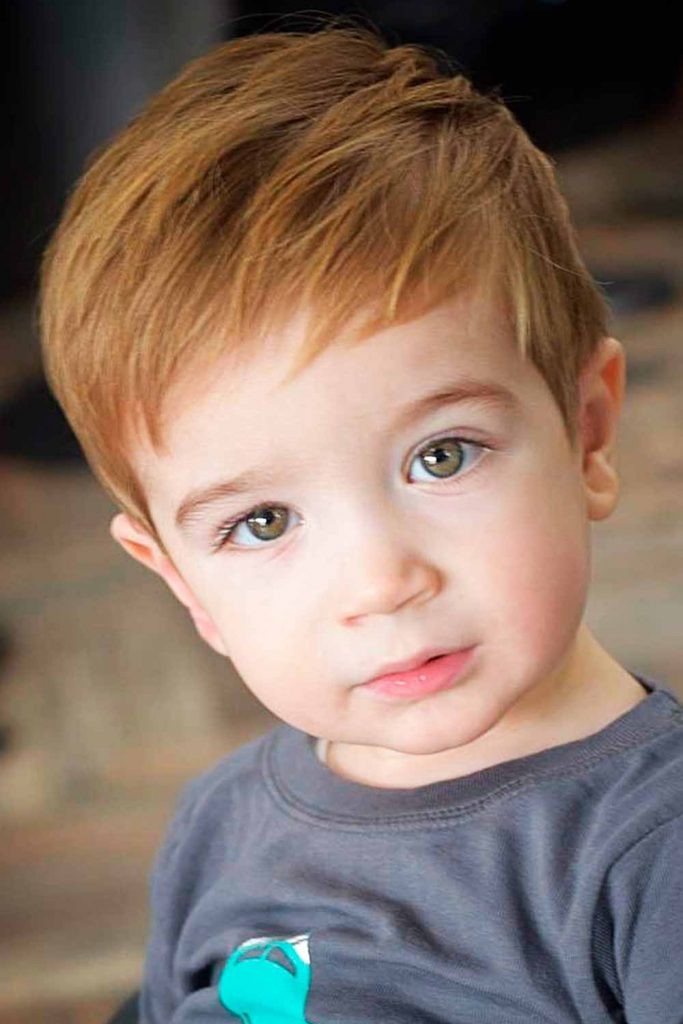 Classic Blonde Bob With Soft Waves — Toddler Boy Haircuts