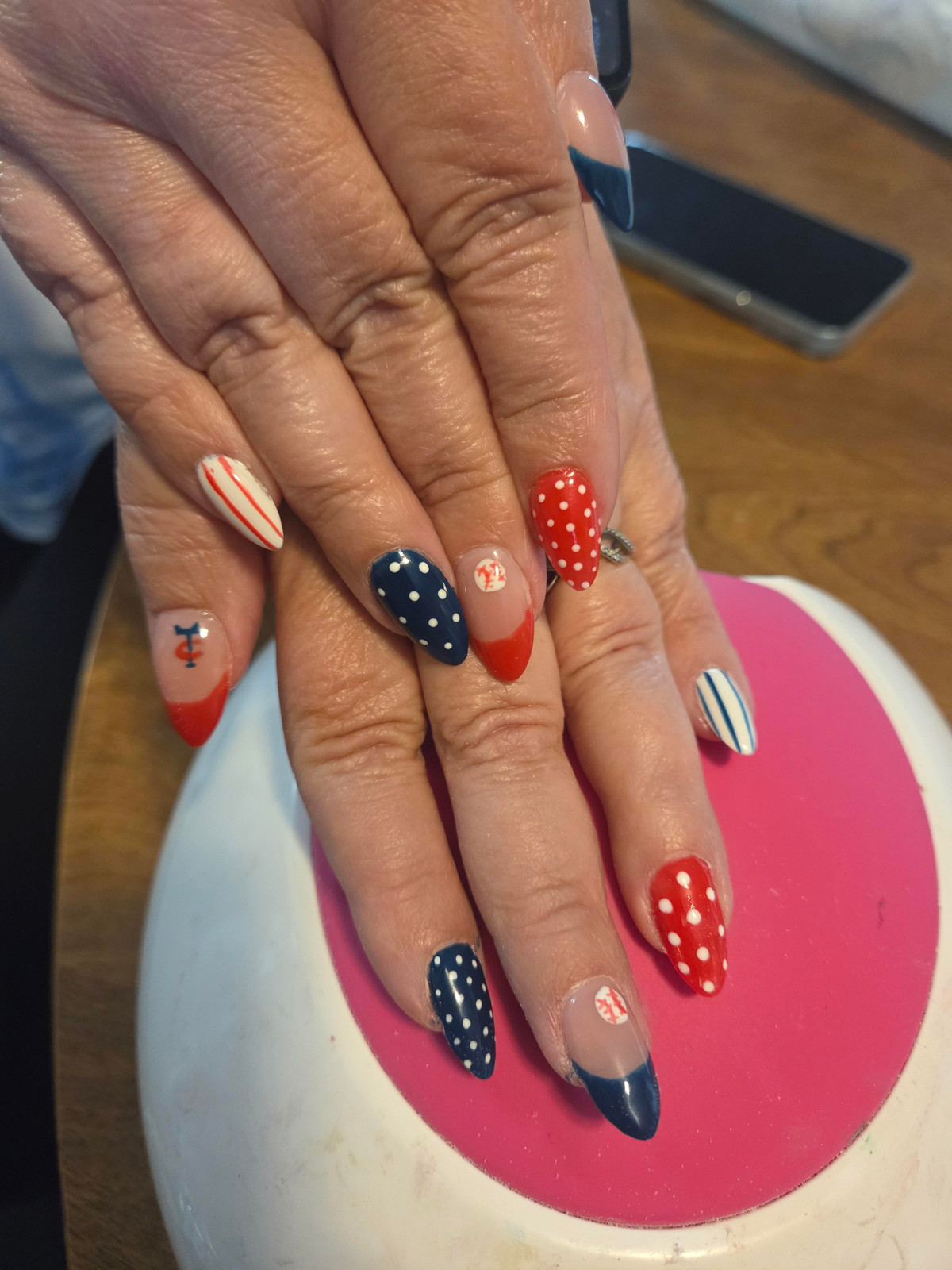 Sporty Visual Idea Sporty Visual Idea — Softball Mom Nails