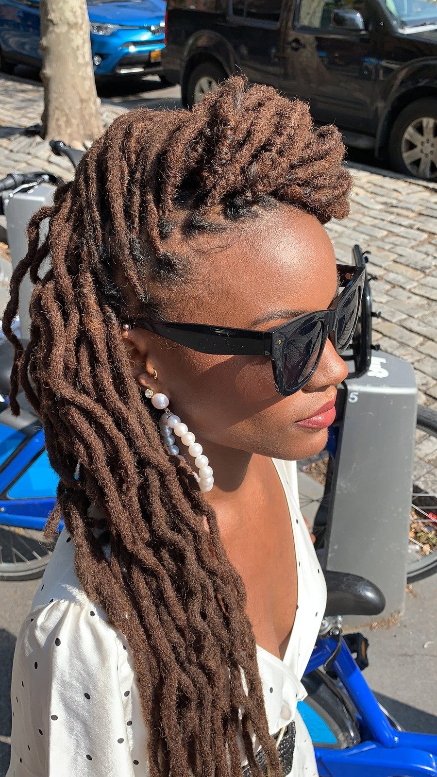 Natural Medium Brown Loc Extensions — Loc Colors
