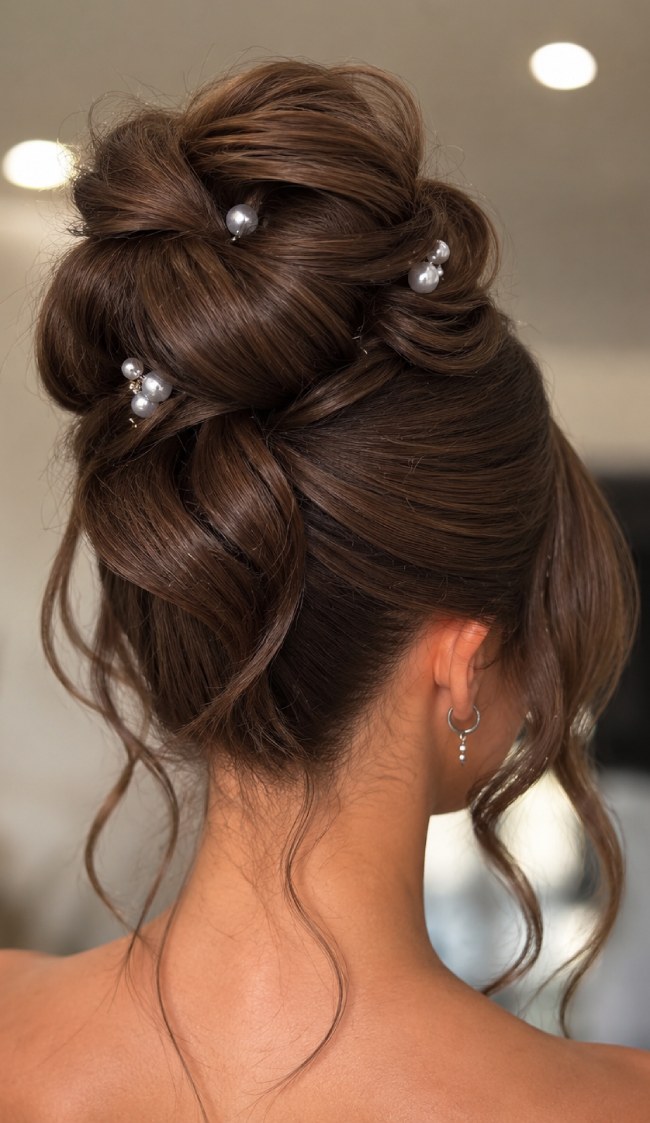 Middle Visual Idea — High Bun