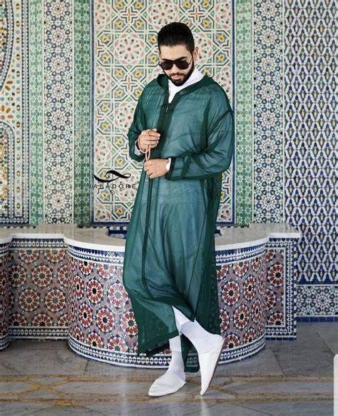 Sheer Green Djellaba Over White Basics for Evening Sheer Green Djellaba Over White Basics for Evening — Morocco Outfits