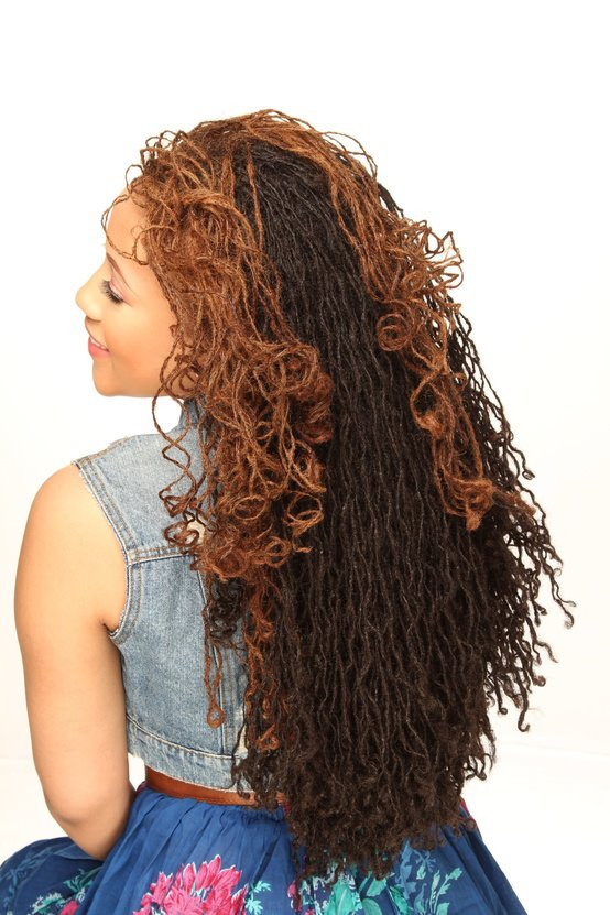Two-Tone Auburn And Dark Brown Sisterlocks — Sisterlocks Styles