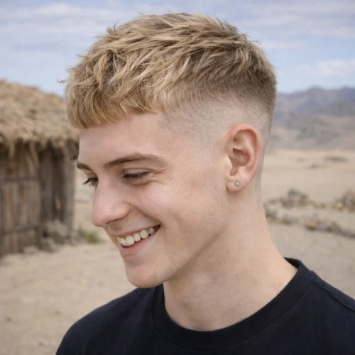 Light Blonde French Crop Light Blonde French Crop — Mens Hairstyles