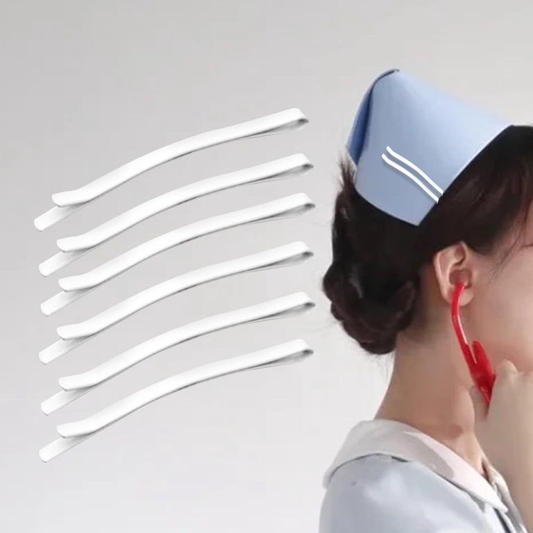 Classic Nurse Bun With Clips Classic Nurse Bun With Clips — Hairstyles for Nurses