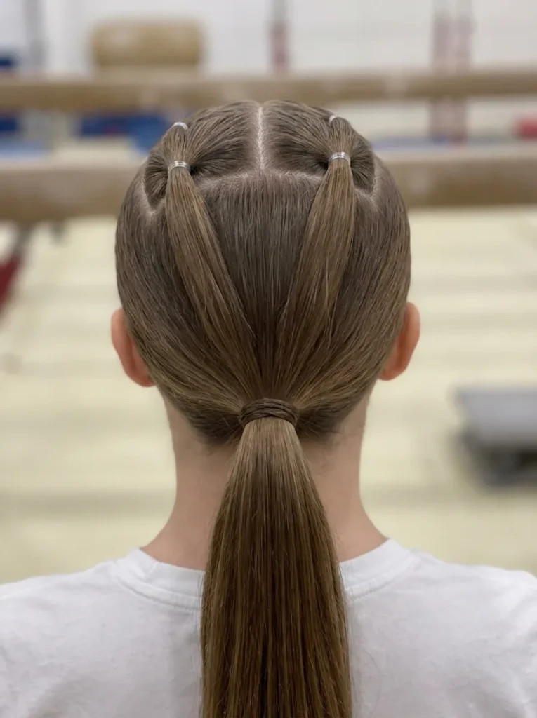 Modern Segmented Ponytail Modern Segmented Ponytail — Track Hairstyles