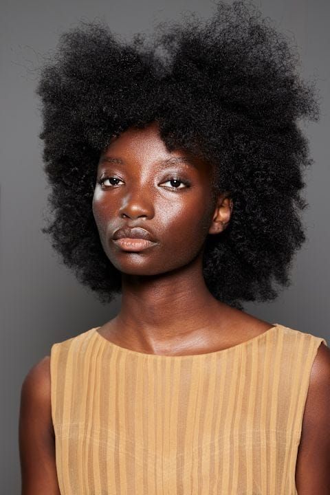 Voluminous Afro Textured Bob Voluminous Afro Textured Bob — Natural Hair Bob