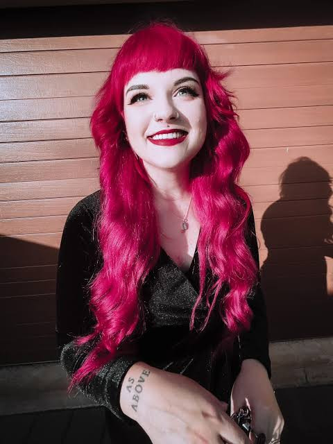 Fuchsia With Dark Root Shadow Fuchsia With Dark Root Shadow — Fuchsia Hair