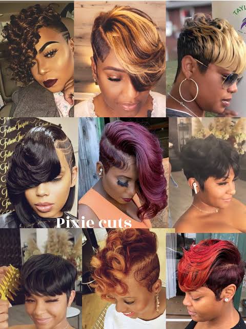Natural Coily Pixie Cut Natural Coily Pixie Cut — Pixie Cut for Black Women