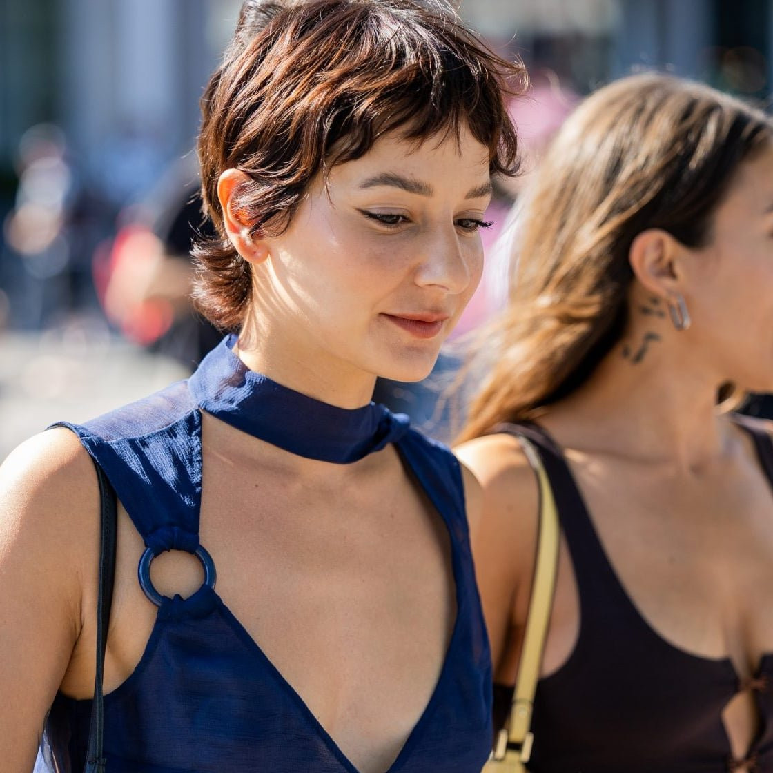 Tousled Brown Pixie Crop — Hairstyles for Growing Out a Pixie