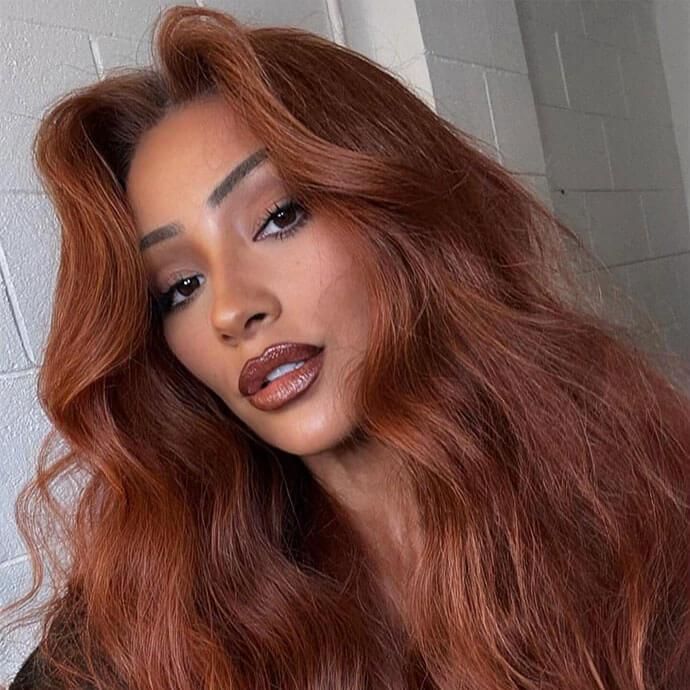Vibrant Copper Red Brown Vibrant Copper Red Brown — Red Brown Hair