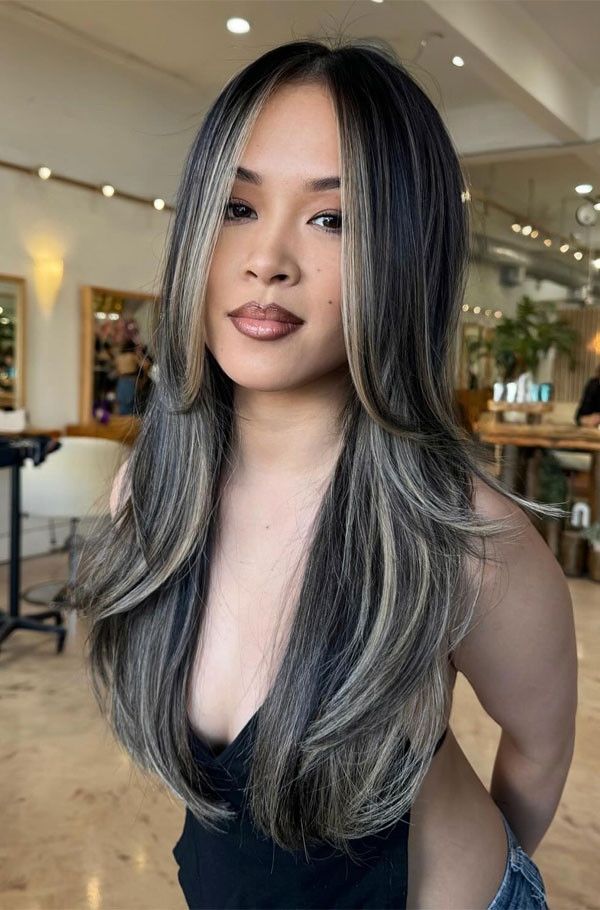 Dark Blonde With Defined Ash Blonde Highlights