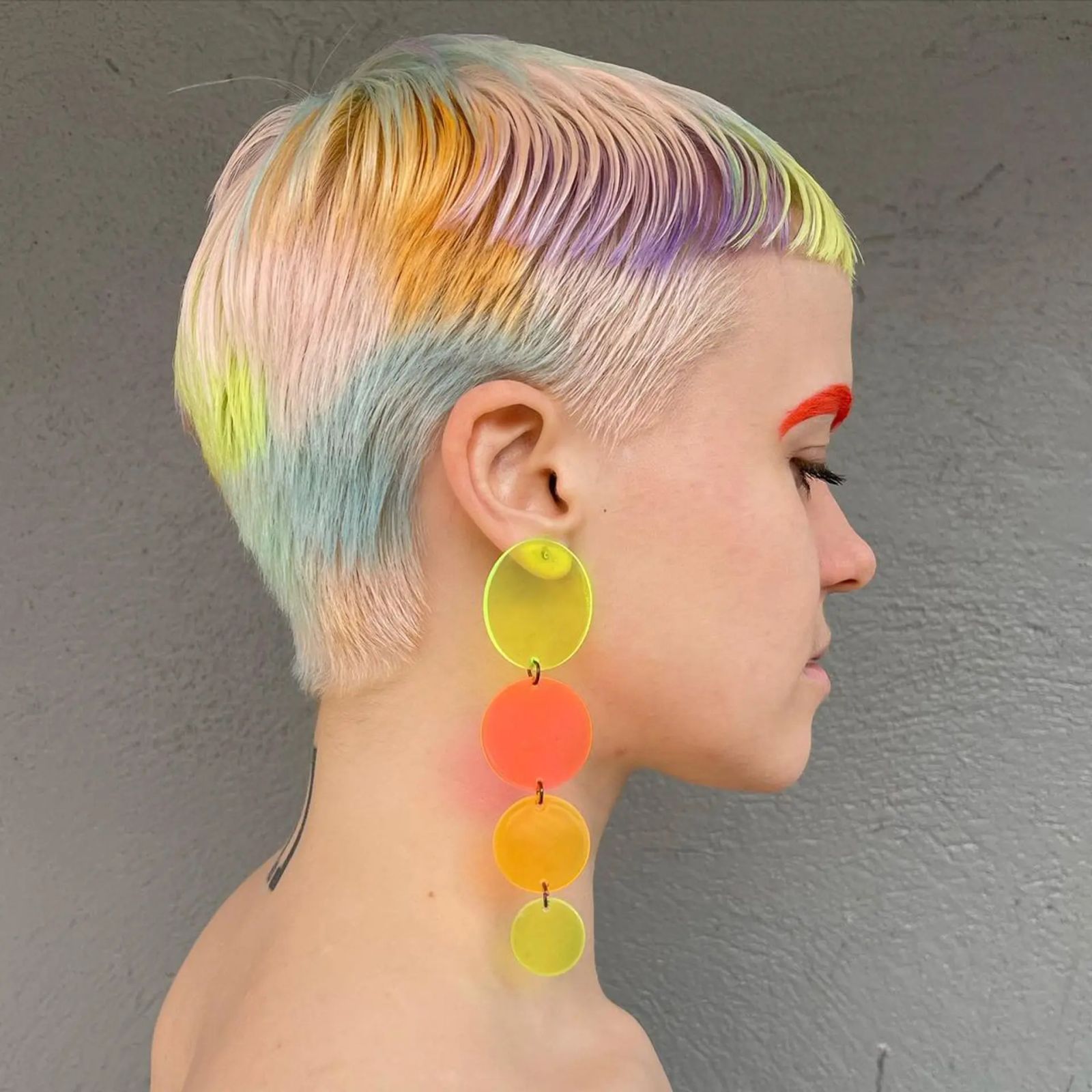 уши Visual Idea уши Visual Idea — Pastel Rainbow Hair