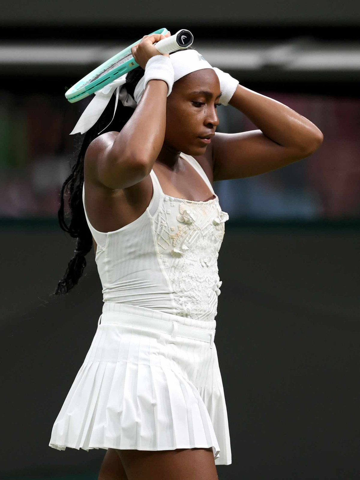 Elegant All-White Tennis Dress for Classic Match Play — Tennis Match Outfits