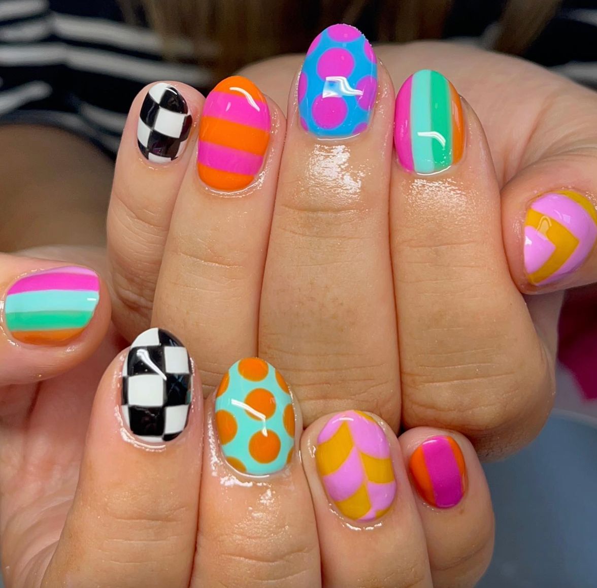 Playful Casual Visual Idea Playful Casual Visual Idea — Colorful Nails