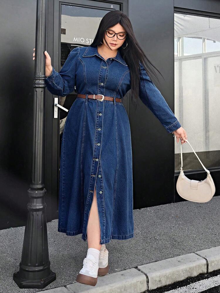 Denim Shirt Dress for Effortless Everyday Chic Denim Shirt Dress for Effortless Everyday Chic — Shein Outfits