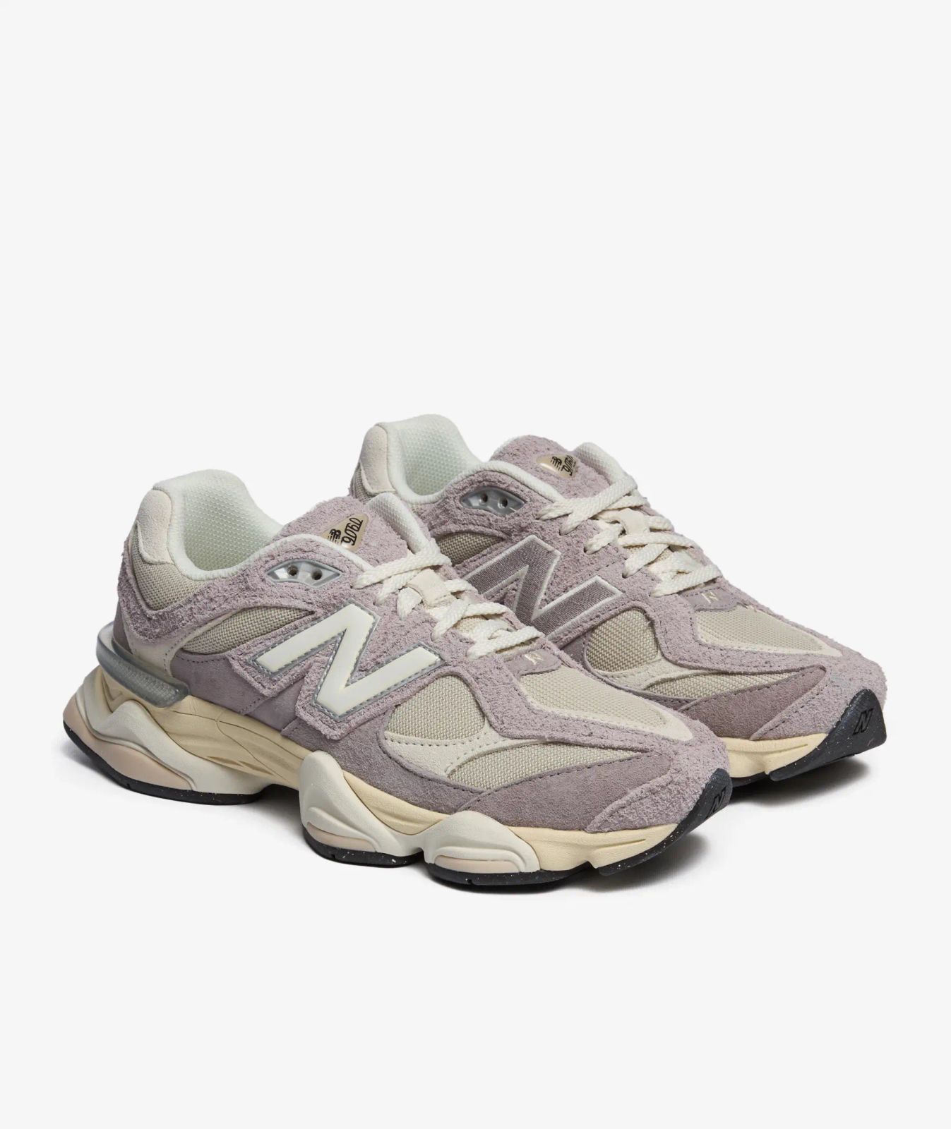 Light Purple and Beige 9060s with Layered Paneling Light Purple and Beige 9060s with Layered Paneling — New Balance 9060 Outfits