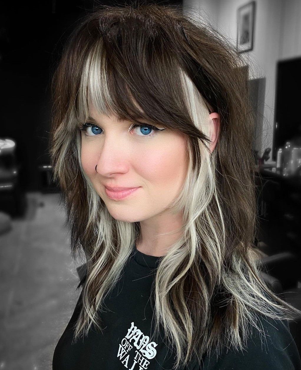 Shag With Blonde Peekaboo Streaks Shag With Blonde Peekaboo Streaks — Peekaboo Hair