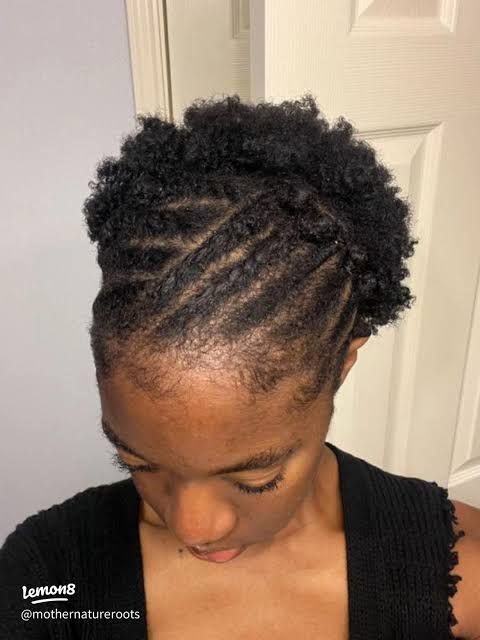 Chin Visual Idea — Short Natural Hairstyles