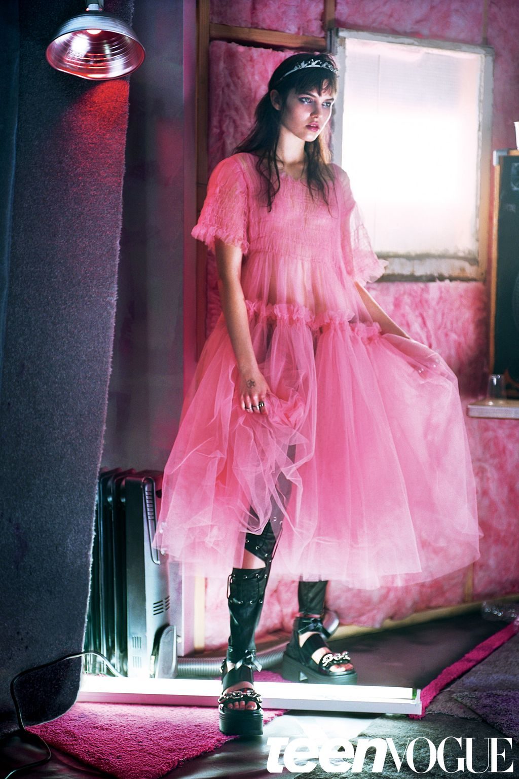 Unexpected Tulle Dress with Chunky Platforms Unexpected Tulle Dress with Chunky Platforms — Pop Punk Outfits