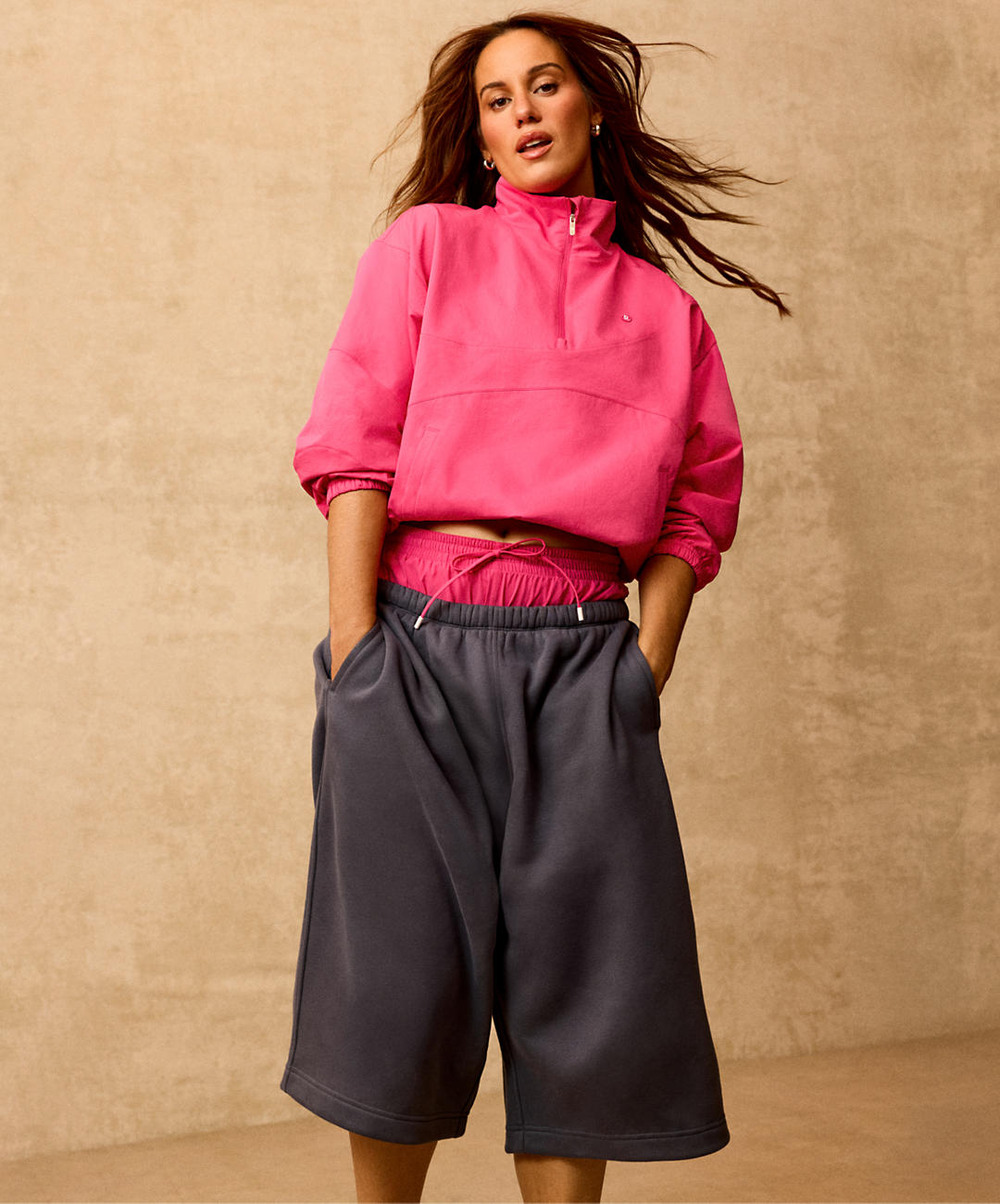 Dark Grey Culotte Shorts Outfit Idea Dark Grey Culotte Shorts Outfit Idea — Lululemon Outfits