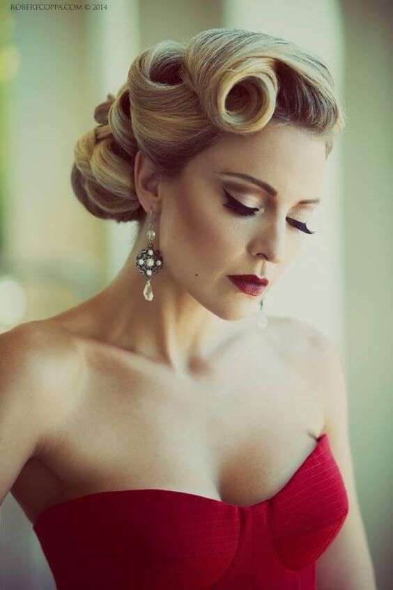 Sculpted Finger Waves Bob — Vintage Wedding Hairstyles