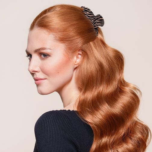 Auburn Half-Up With Zebra Clip — Claw Clip Hairstyles