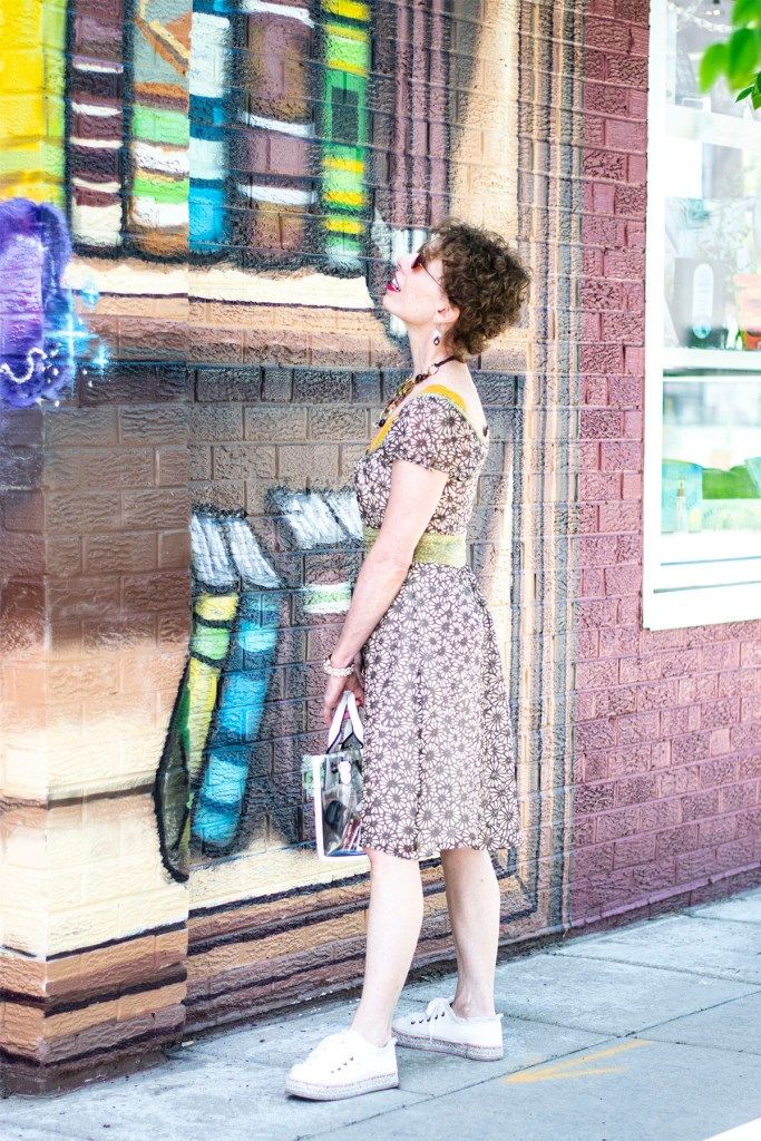 Floral Print Dress and Espadrilles: Daytime Casual Floral Print Dress and Espadrilles: Daytime Casual — Denver Outfits