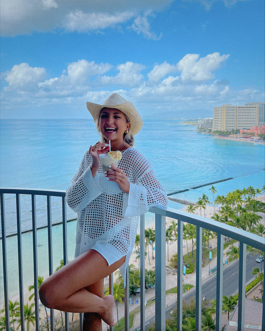 Resort Ready White Crochet Cover-Up Ensemble Resort Ready White Crochet Cover-Up Ensemble — Oahu Outfits