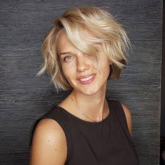 Ash Blonde Textured Shag Ash Blonde Textured Shag — Hairstyles for Thick Hair