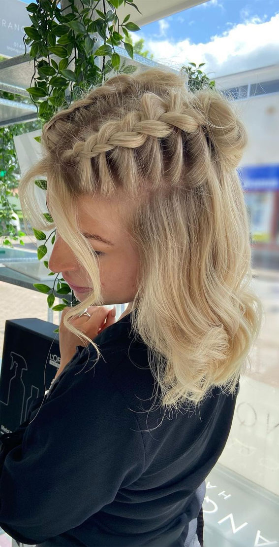 Ash Blonde Visual Idea Ash Blonde Visual Idea — Braids for Short Hair