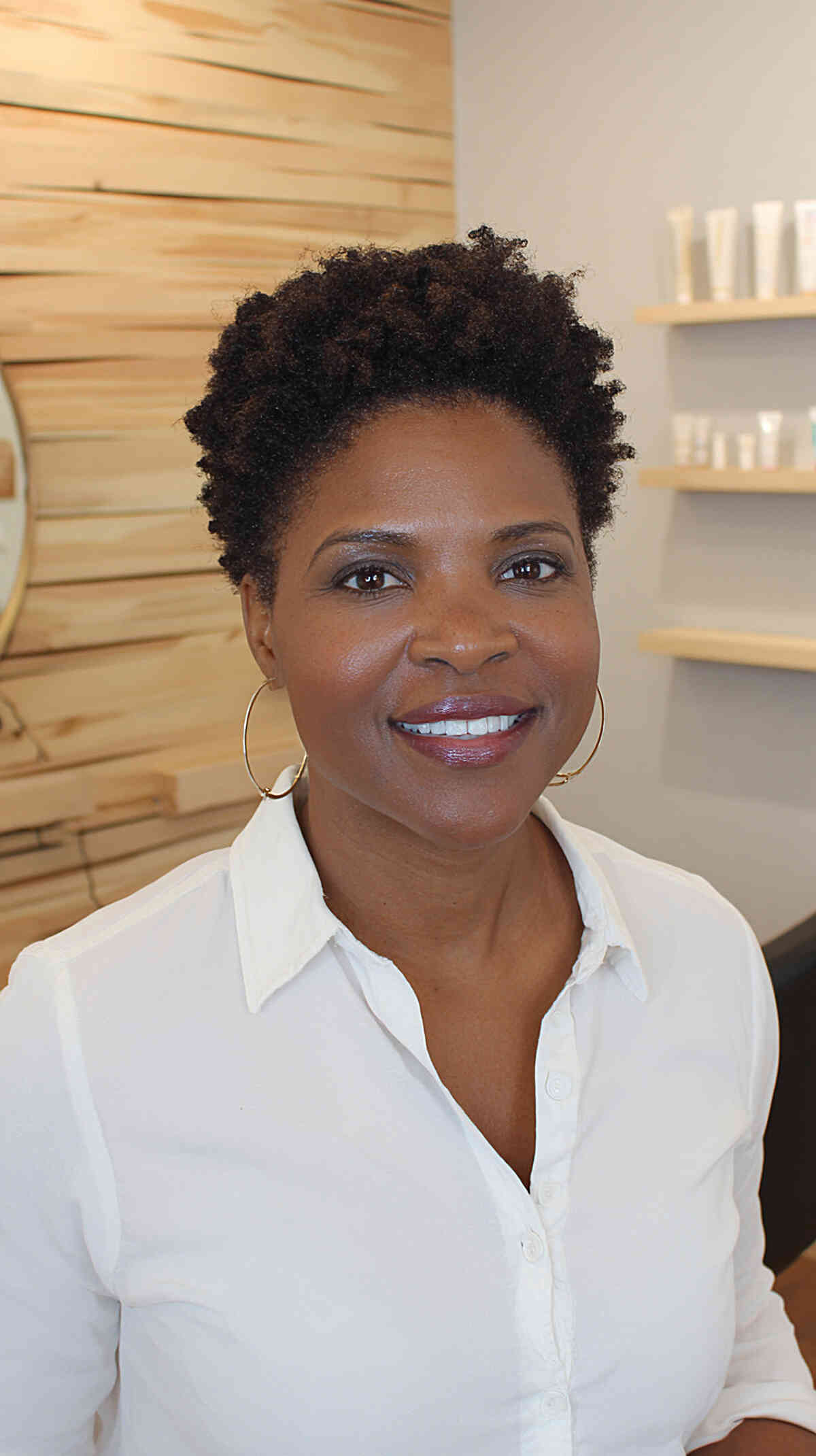 Short Layered Wavy Cut With Wispy Bangs Short Layered Wavy Cut With Wispy Bangs — Natural Hairstyles for Black Women