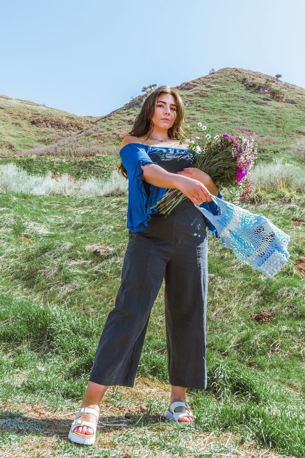 Bohemian Blue Top and Wide-Leg Pants Bohemian Blue Top and Wide-Leg Pants — Utah Outfits