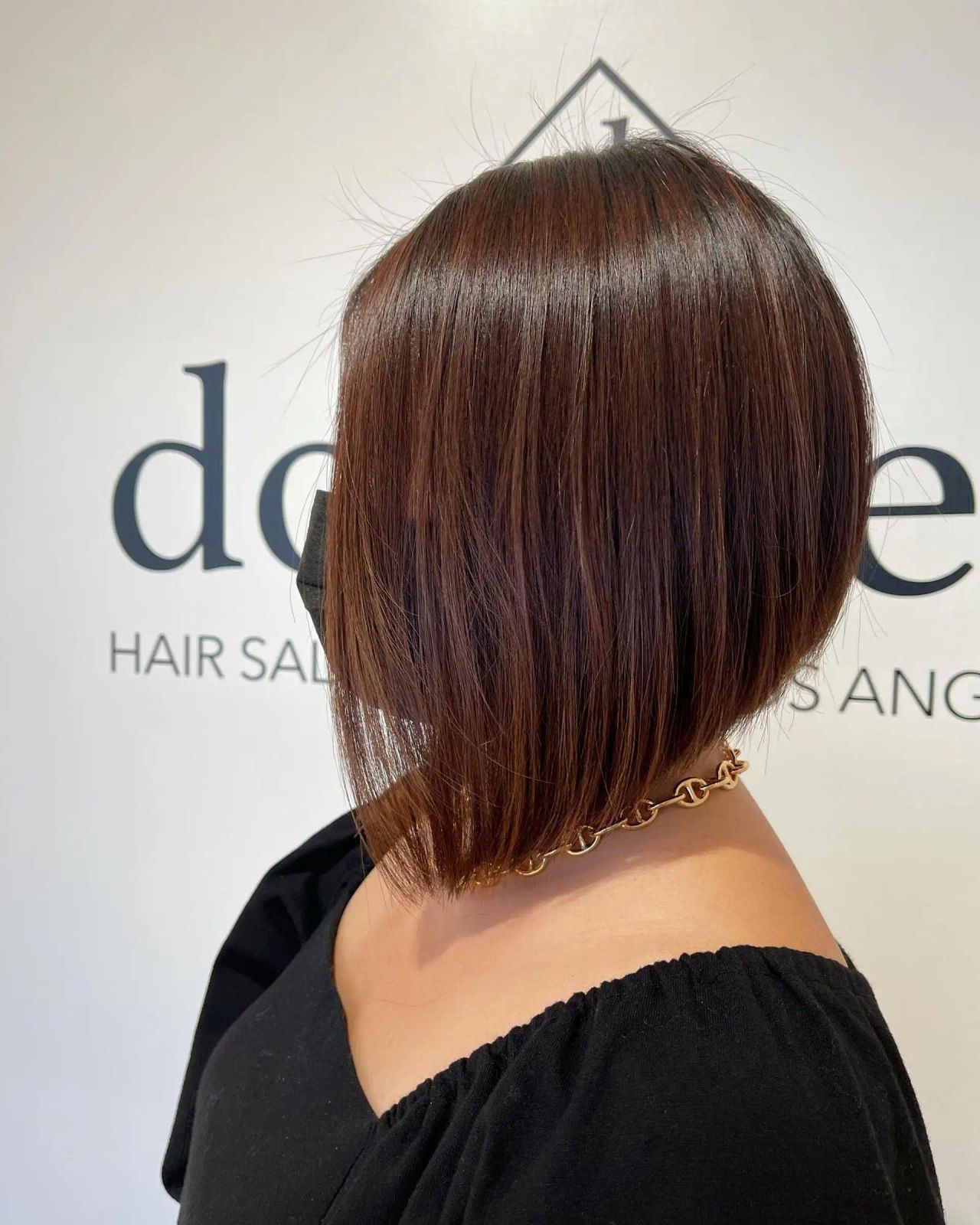 Collarbone A-Line Bob Back View Collarbone A-Line Bob Back View