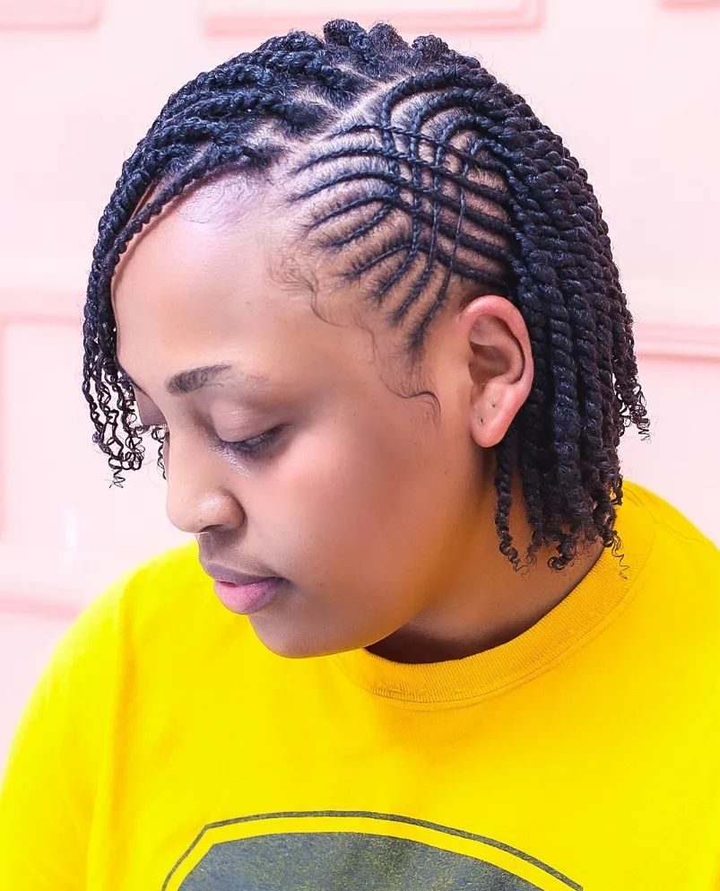 Wavy Flat Twist Bob With Curled Ends Wavy Flat Twist Bob With Curled Ends — Twist Hairstyles