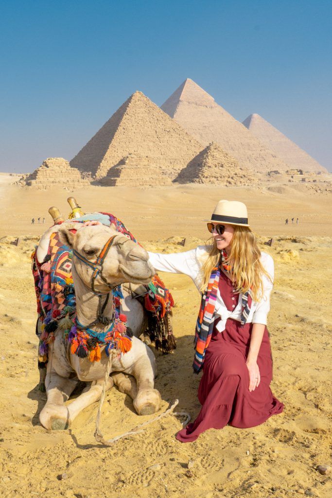 Burgundy Tiered Maxi Skirt and White Shirt for Travel Burgundy Tiered Maxi Skirt and White Shirt for Travel — Egypt Outfits