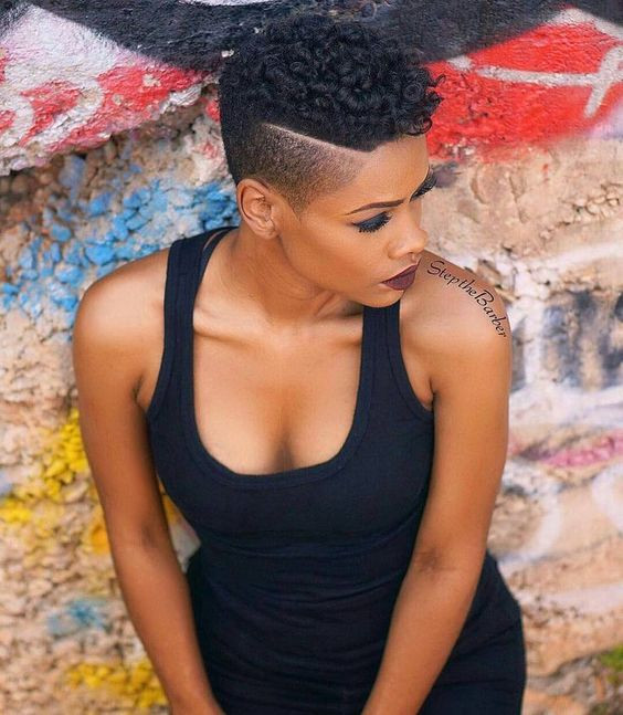 Visual Idea — Tapered Cut for Black Women