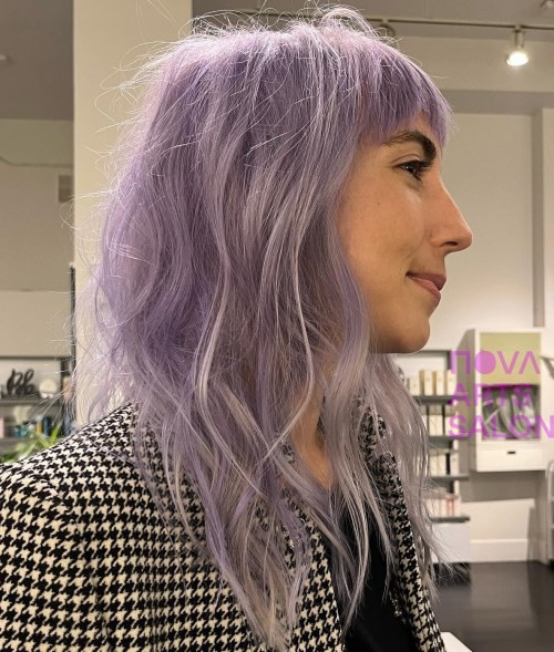 Shoulder Visual Idea — Lilac Hair