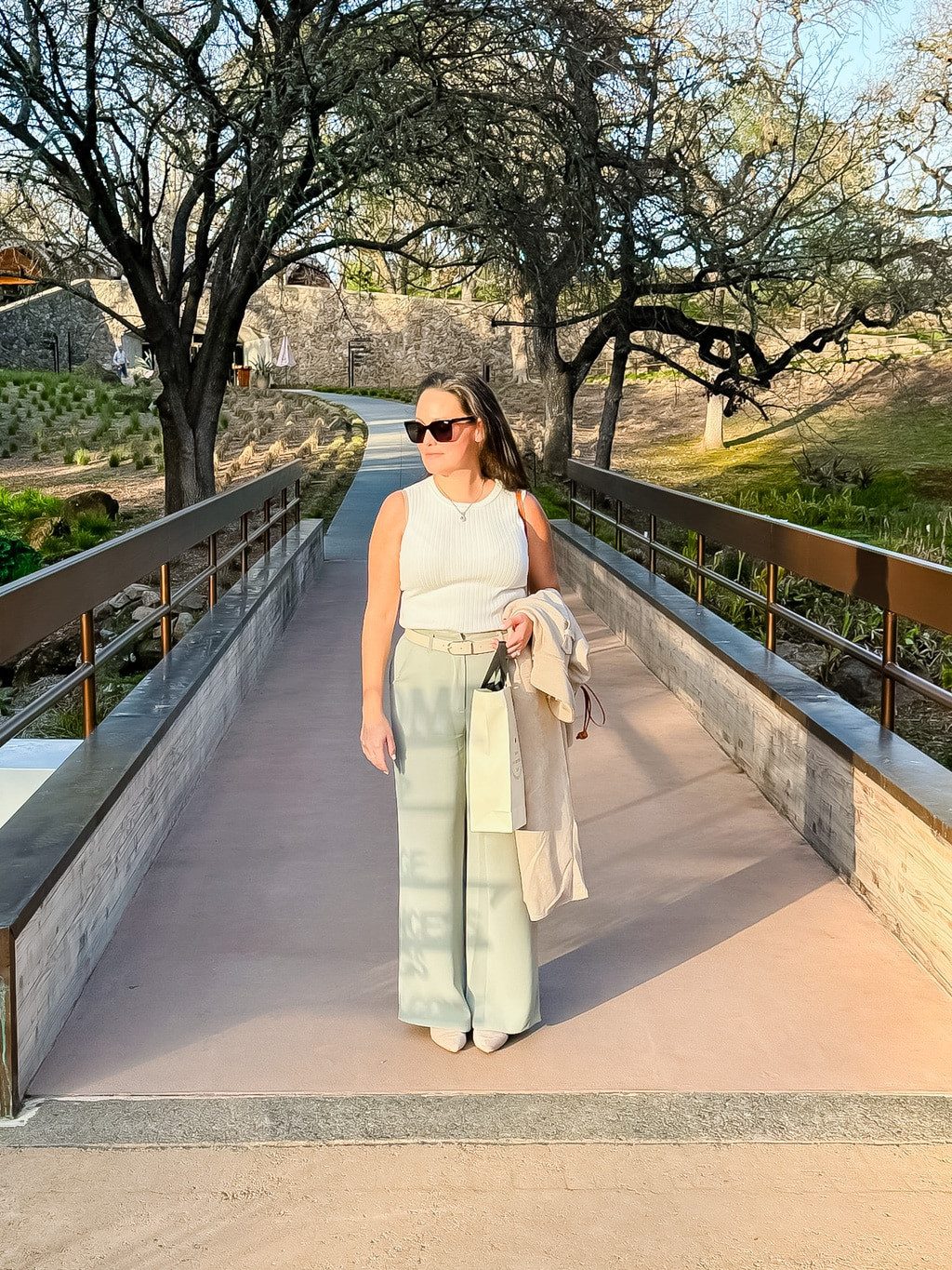 Wide-Leg Trousers and Trench Coat for Sophistication Wide-Leg Trousers and Trench Coat for Sophistication — Napa Outfits