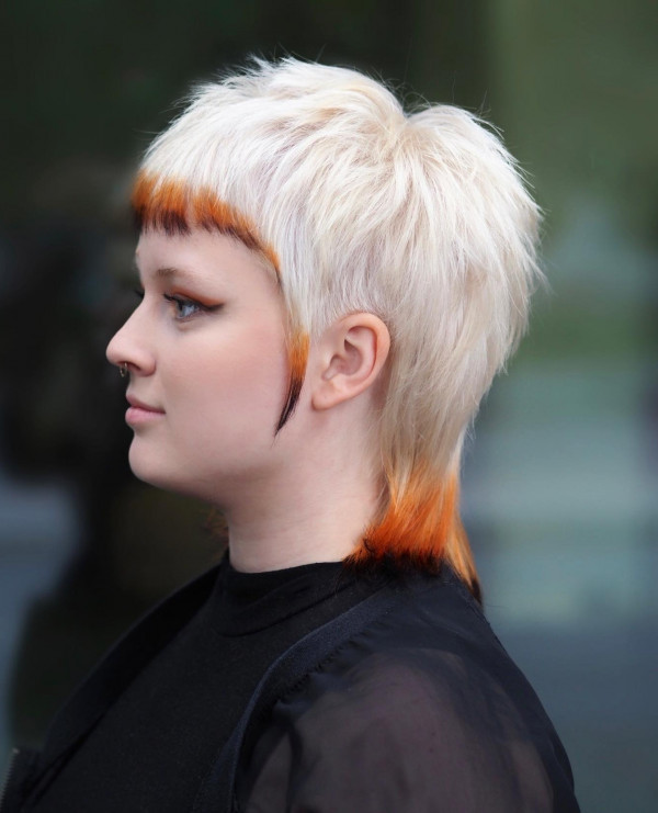 Neck Visual Idea Neck Visual Idea — Dip Dye Hair