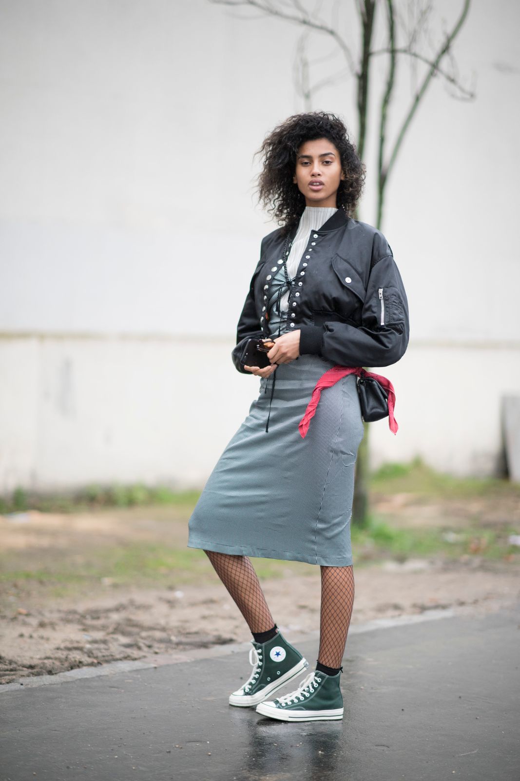 Midi Dress Layering Midi Dress Layering — High Top Converse Outfits