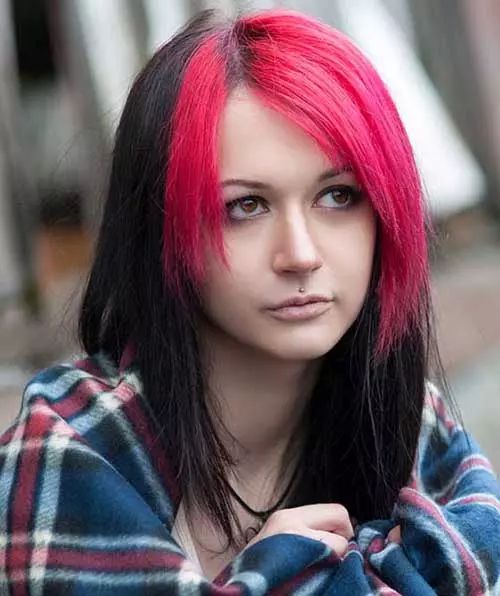Mid-Back Visual Idea — Emo Hair