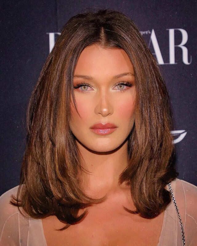 Long Layered Dark Brown With Soft Layers Long Layered Dark Brown With Soft Layers — Haircuts for Oval Faces