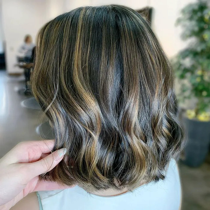 Long Layered Hair With Blonde Balayage — Balayage Over 50