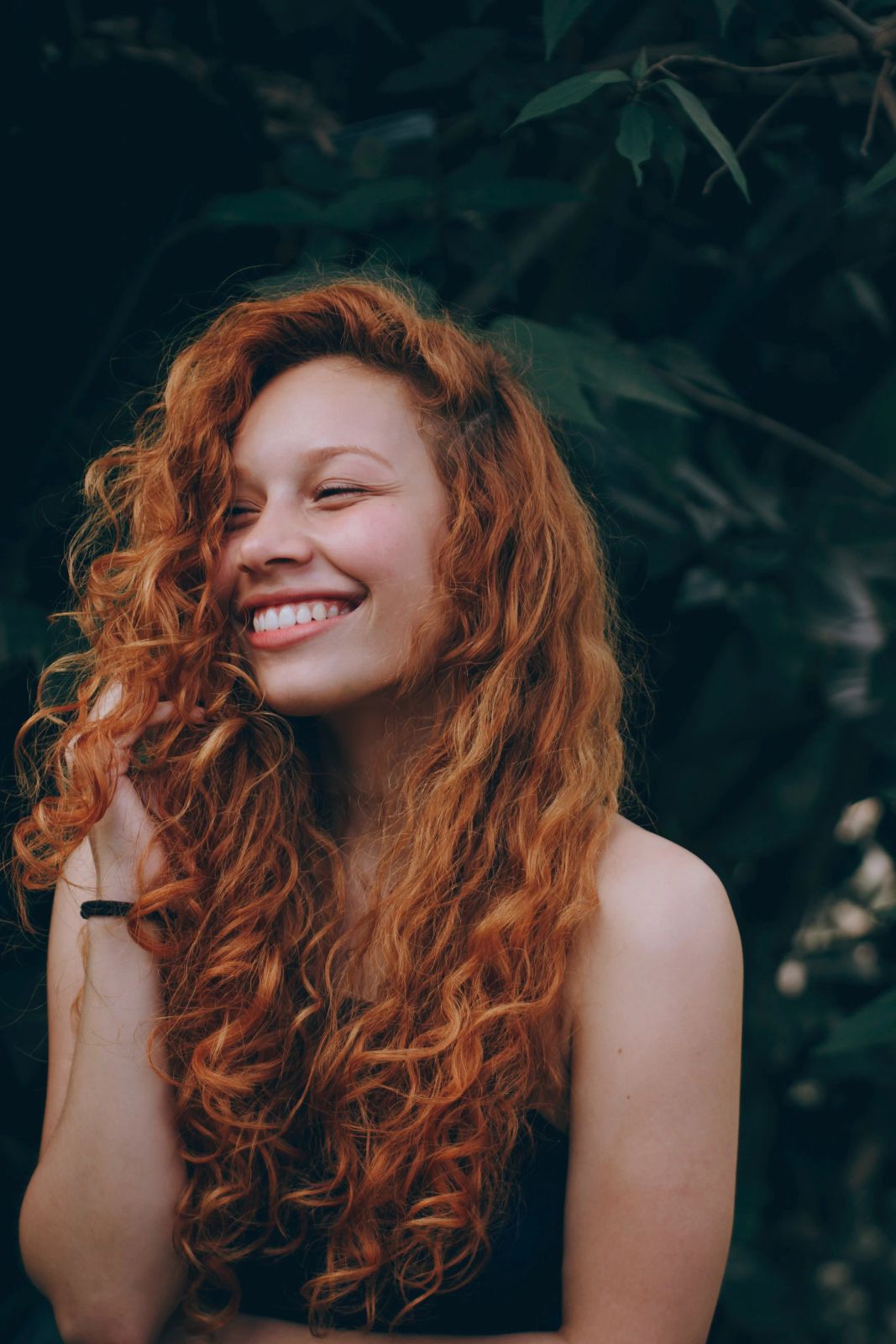 Vibrant Red Perm With Springy Curls Vibrant Red Perm With Springy Curls — Perms for Long Hair