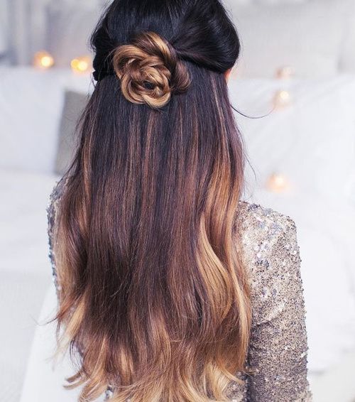 Long Visual Idea — Prom Hair Down