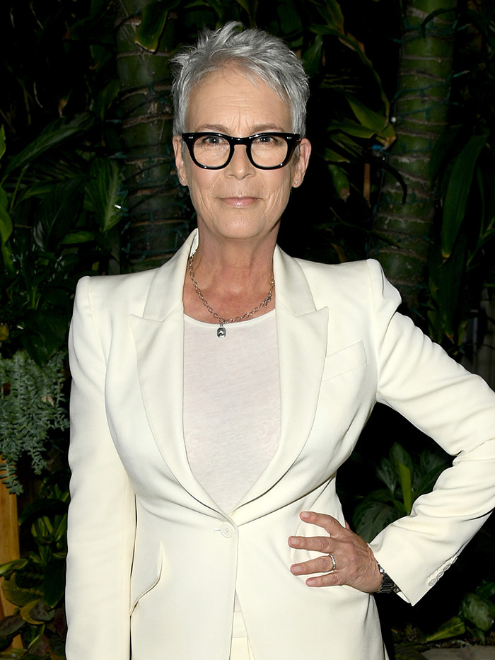 Smooth Silver Pixie With Crown Volume Smooth Silver Pixie With Crown Volume — Pixie with Glasses