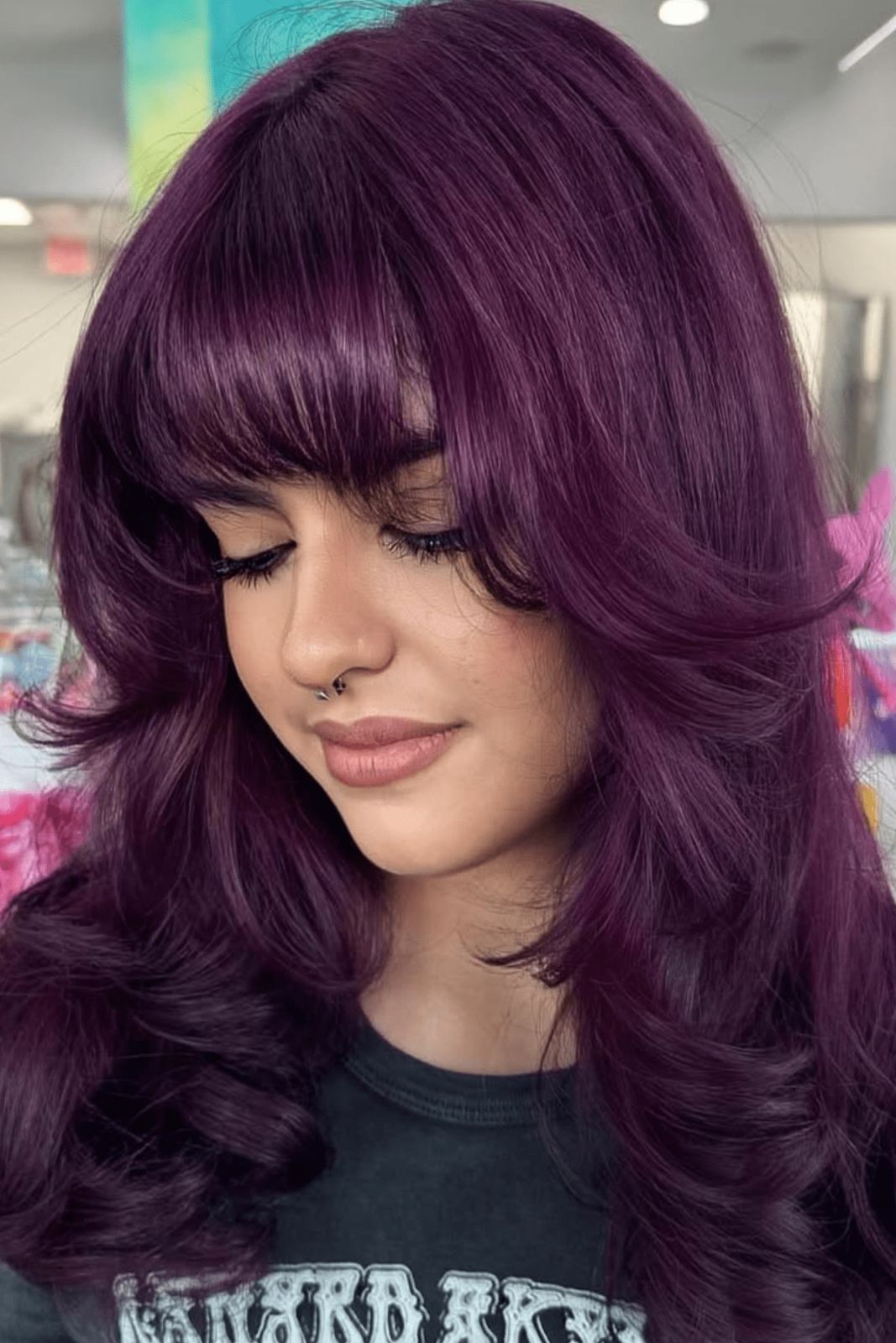 Rich Deep Plum Purple Rich Deep Plum Purple — Hair Color Trends