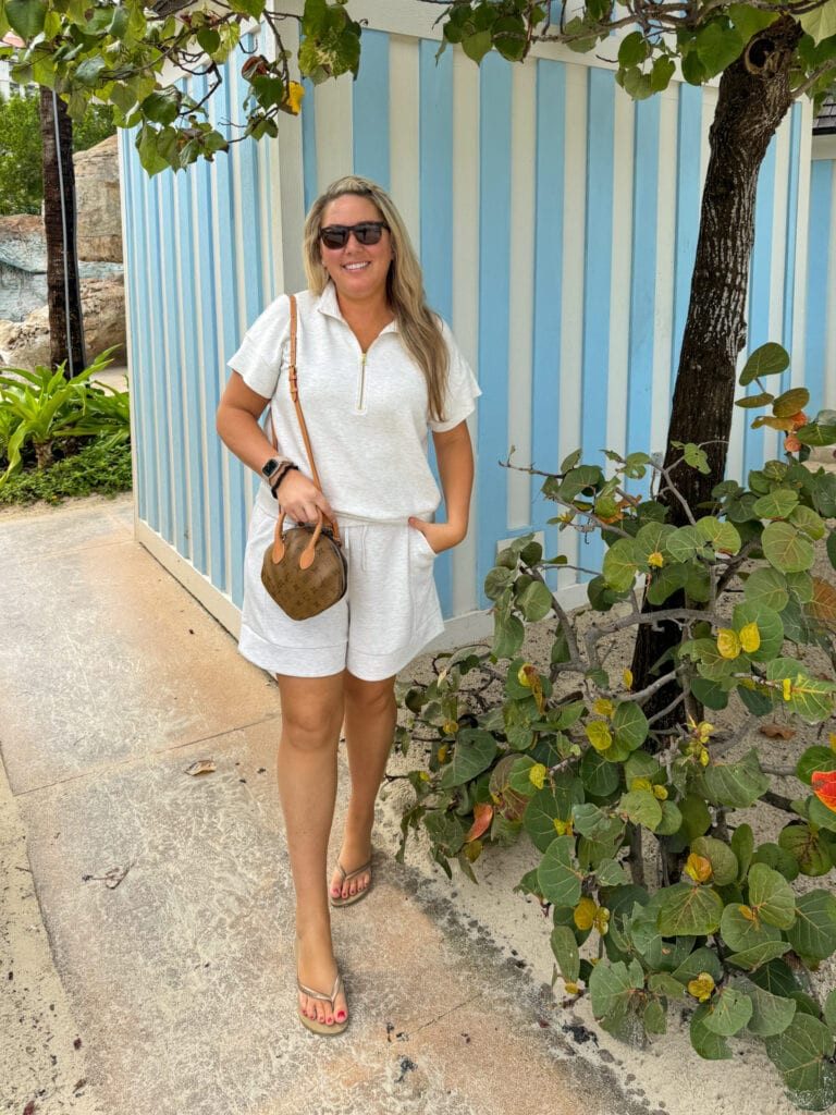 Terry Cloth Shorts Set for Casual Resort Comfort — Bahamas Outfits